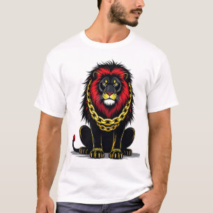 Lionontwerp T-shirt