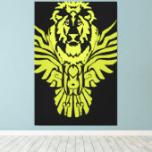 LionOwl Canvas Afdruk (Insitu (Houten vloer))