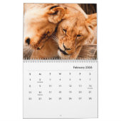 Lions [2] Calendrier mural (Feb 2026)