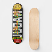 LIONS DE JUDAH JAMAICAN 7 3/4" Skateboard Deck (Recto)