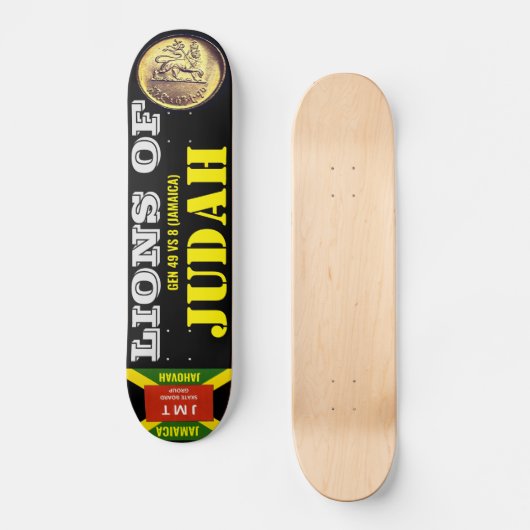 LIONS DE JUDAH Skateboard (Recto)