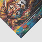 Lion's Den1 Tissuepapier (Detail)