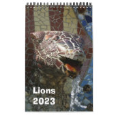 Lions en architecture calendrier 2023 (Protection)