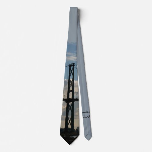 Lions Gate Cravates Vancouver Souvenir Necktie Cus (Devant)