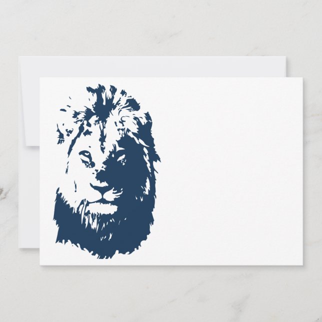 Lion's gezicht (Voorkant)