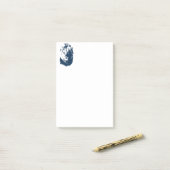 Lion's gezicht post-it® notes (Op bureau)