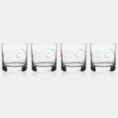 Lion's Head Bril Drinkware Set Whisky Glas (Rechts)