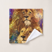 Lions Imaginaires Safari Africains (Gant de toilette)