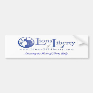 Lions of Liberty Bumpersticker
