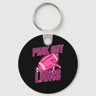 Lions Pink Out Football pakt borstkanker aan Sleutelhanger