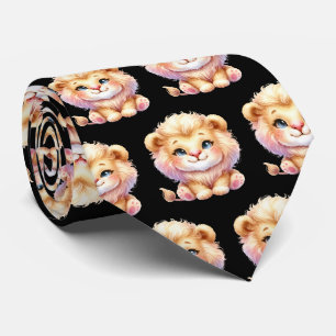 Lions Schattig Kawaii Cute Stropdas