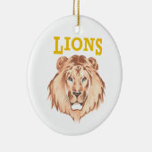 Lions Team Keramisch Ornament (Rechts)
