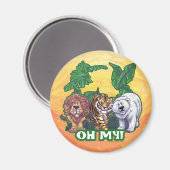 Lions Tiger Beren Oh Mijn Magneet (Voorkant / Achterkant)
