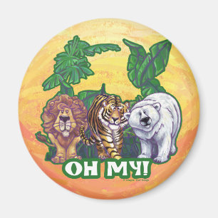 Lions Tiger Beren Oh Mijn Magneet