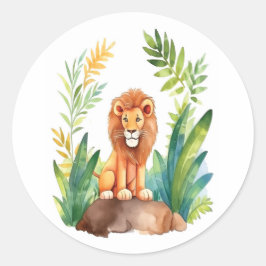 Lionsticker Ronde Sticker