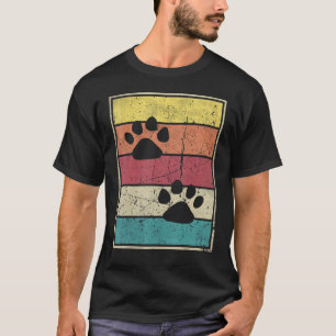Lionvoetafdrukken Retro met klassieke strepen T-shirt