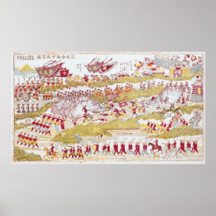 Liou die de Fransen in Bach Ninh herbergt Poster