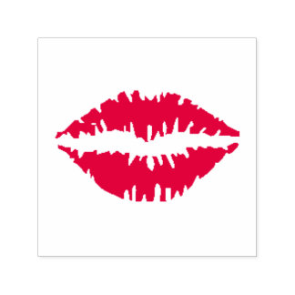 Lip afdrukken  zelfinktende stempel