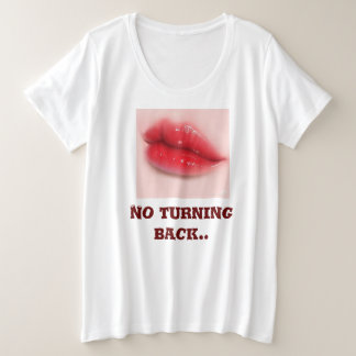 Lip artisticiteit aantrekkelijk grote maat t-shirt