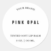 Lip Balm Mini Pot Deksel Label (Voorkant)