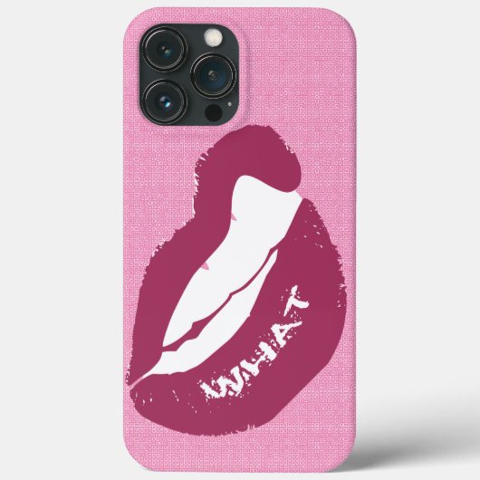 Lip Bite What Coque-Mate coque iphone (Verso)