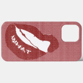 Lip Bite What Coque-Mate coque iphone (Verso (horizontal))