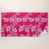 Lip Design Strandhanddoek Strandlaken (Voorkant)