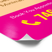 Lip Filler Service Aangepast glanzend Poster Perfect Poster (Hoek)