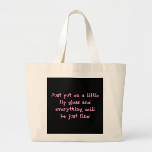 Lip Gloss Bag Grote Tote Bag