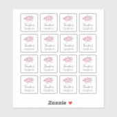 Lip Gloss Packaging Logo Cherry Blossom Tree Sticker (Vel)