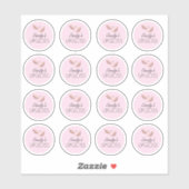 Lip Gloss Packaging uw eigen Logo foto Sticker (Vel)