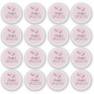 Lip Gloss Packaging uw eigen Logo foto Sticker