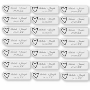 Lip Gloss Packaging Wedding Logo branding Sticker