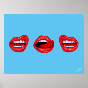 Lip Gloss-Poster Poster