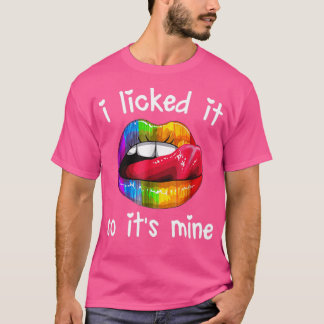 Lip ik likte het zo zijn mijn LGBT T-shirt