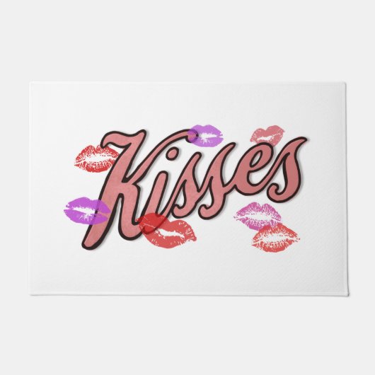 LIP KISSES DEURMAT (Voorkant)