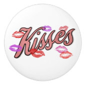 LIP KISSES KERAMISCHE KNOP (Voorkant)