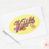 LIP KISSES OVALE STICKER (Envelop)