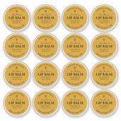 Lip Lip Beeswax Balm Étiquettes (Devant)