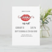Lip Print Galentine's Invitation (Debout devant)