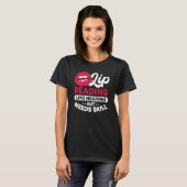 Lip Reading Like Hearing But Needs Skill ASL Deaf  T-shirt (Voorkant volledig)