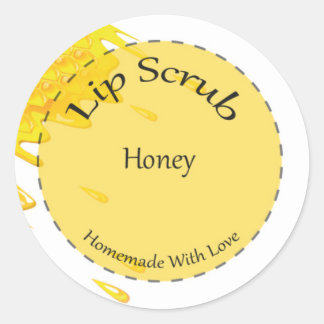 Lip scrub Sticker
