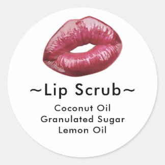 Lip scrub Sticker