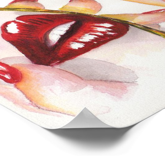 "Lip Service !" Impression 8x10 (Coin)