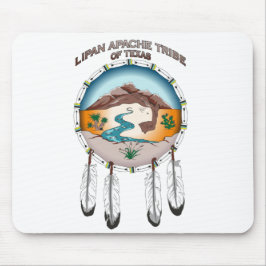 Lipan Apache Tribe uit Texas Mousepad Muismat