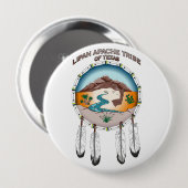 Lipan Apache Tribe van Texas 4-inch Button (Voorkant /achterkant)
