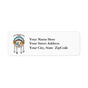 Lipan Apache Tribe van Texas Adresetiketten Etiket