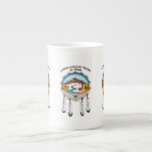 Lipan Apache Tribe van Texas Bone China Mok 10 oz (Voorkant)