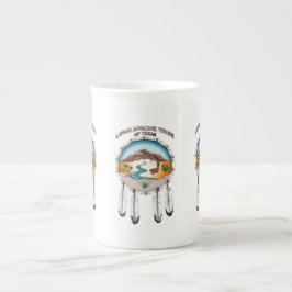 Lipan Apache Tribe van Texas Bone China Mok 10 oz