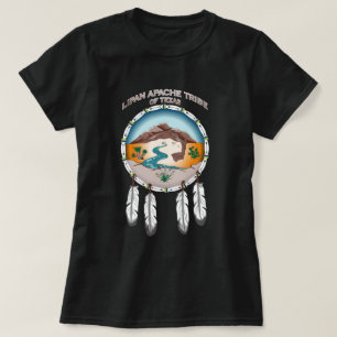 Lipan Apache Tribe van TX Women's Basic Donkere Th T-shirt